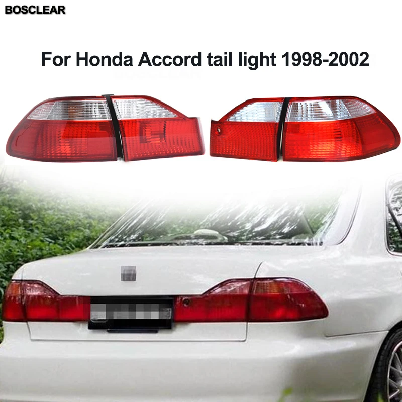 Car styling LED Taillight For Honda Accord 1998 99 2000 2001 2002 Rear Lamps + Brake Light + Reverse Light + Turn Signal