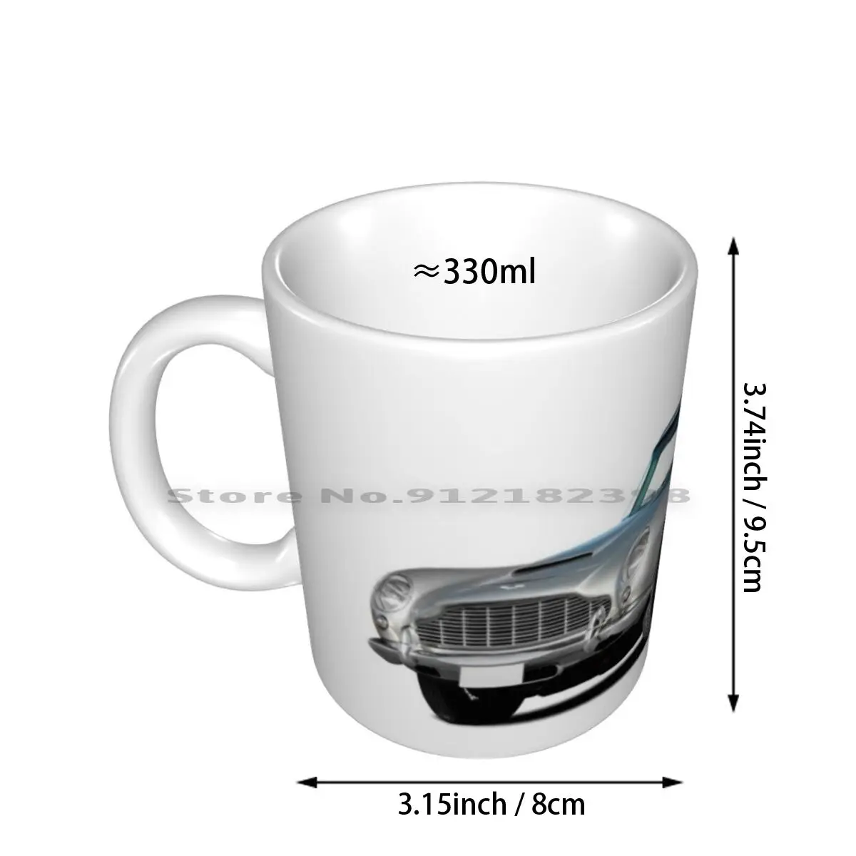 The Db5 Ceramic Mugs Coffee Cups Milk Tea Mug James Bond Aston Sports Car Vintage Car Transport Db5 James Bond Vintage Car Cars