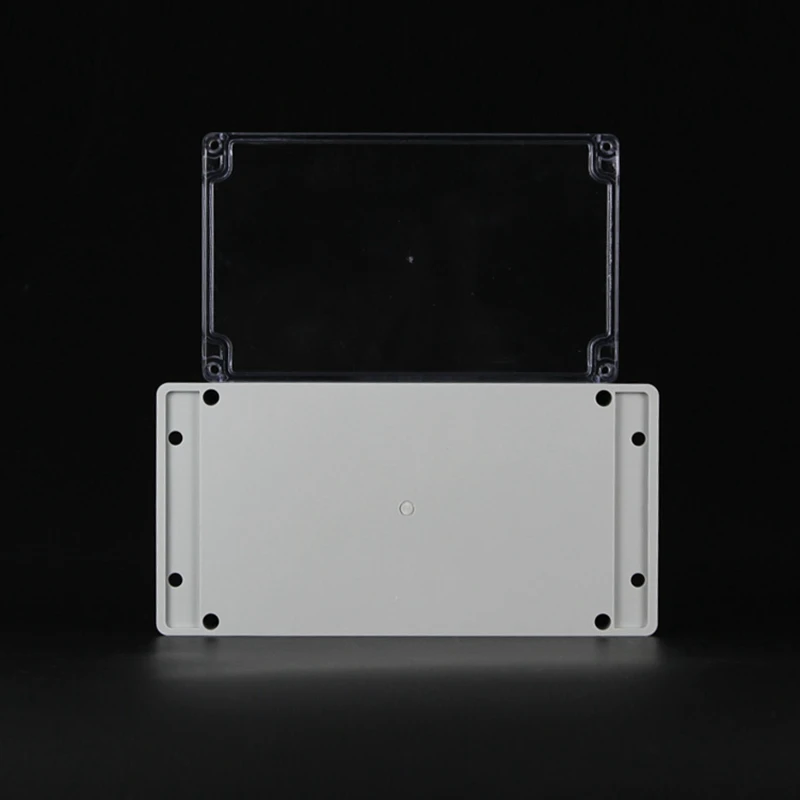 200x120x75mm ABS IP65 Waterproof Plastic Wire Junction Box With Mounted Distribution Clear Enclosure Transparent Project Case