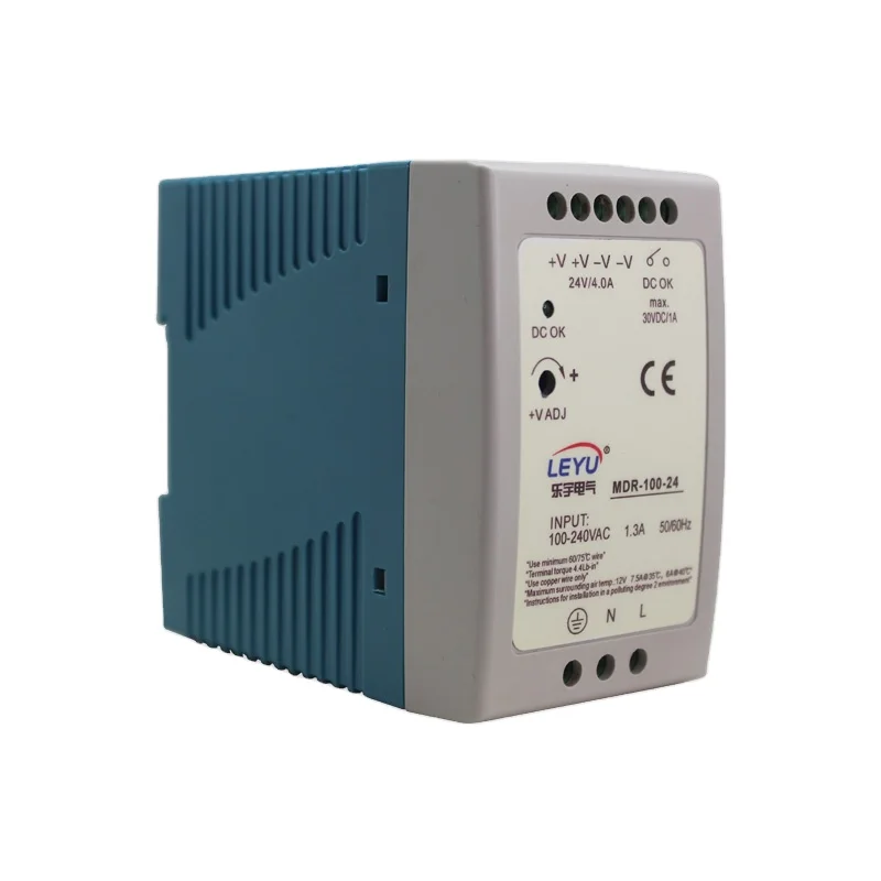 

Low price and high reliability MDR-100-48 output din rail 48v 2A power supply