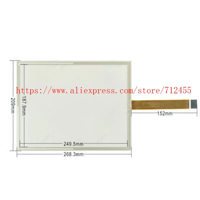 

10.4inch 8ｗires 268mm*209mm Digitizer Touch Panel TPI#1389-002 Rev B Touch Pad TPI#1389-002 Rev C （One year warranty）