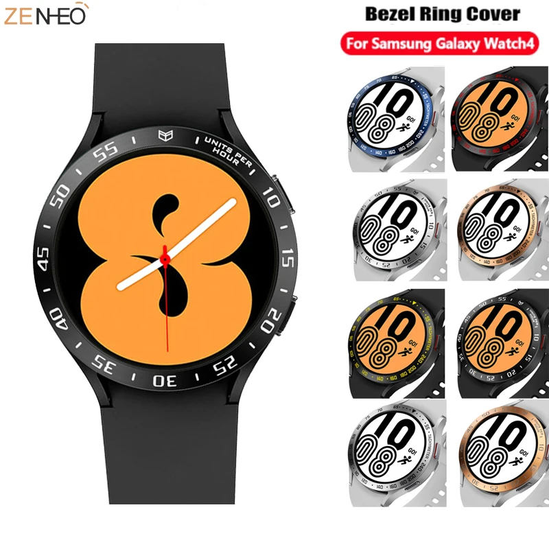 

New Bezel Ring Styling Frame Case For Samsung Galaxy Watch4 40mm 44mm Stainless Steel Cover Anti-scratch Protection Ring