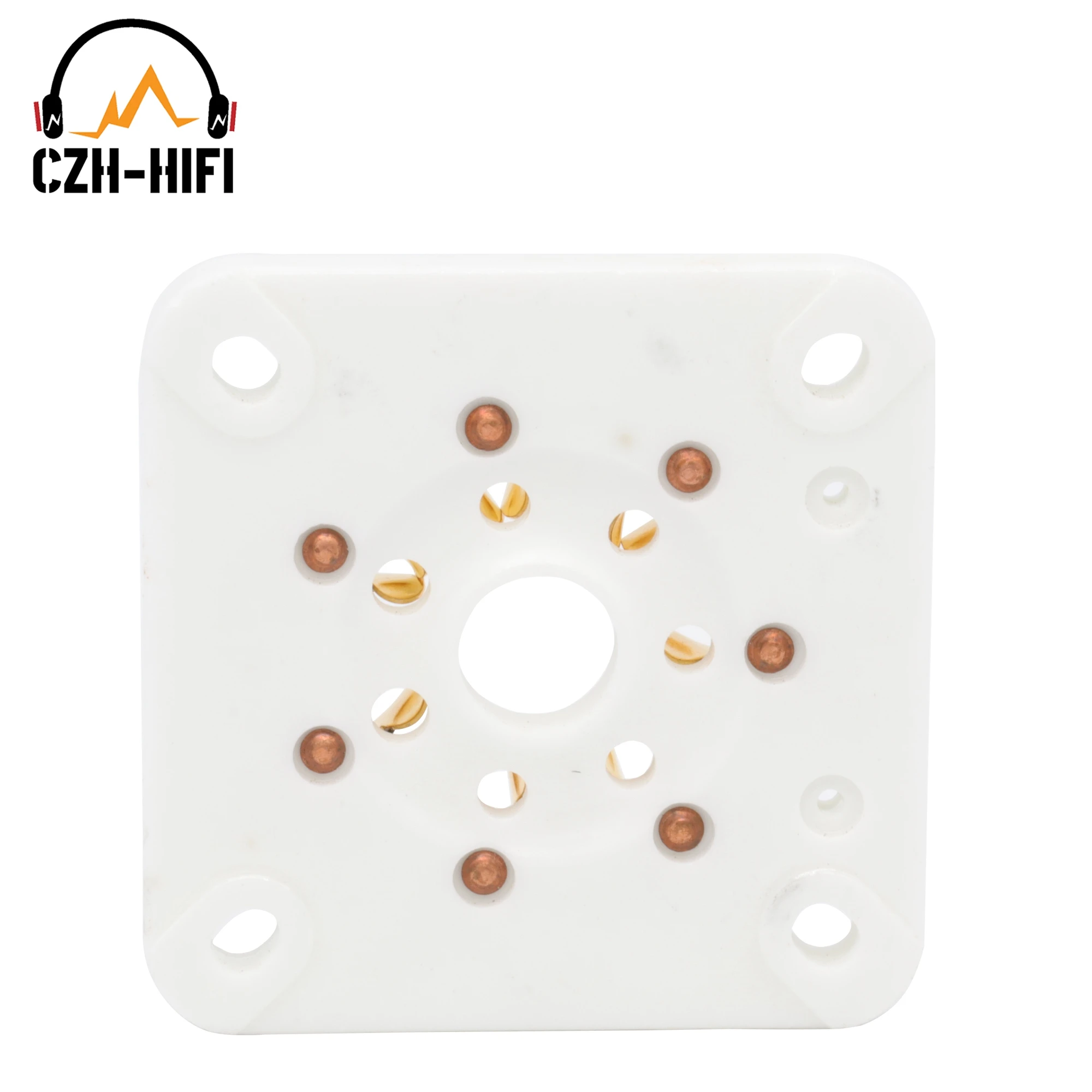 1PC 7PIN TUBE SOCKET B7A Ceramic VALVE BASE for 813 FU-13 4B27 5-125B 8001 Vintage Audio Amplifier DIY Project Chassis Mount