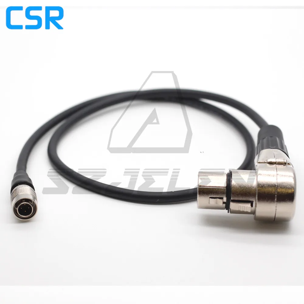 

SONY Camera Hirose 4pin 12V to Right angle XLR 4pin female for Power Supply Battery Adapter Power Cable