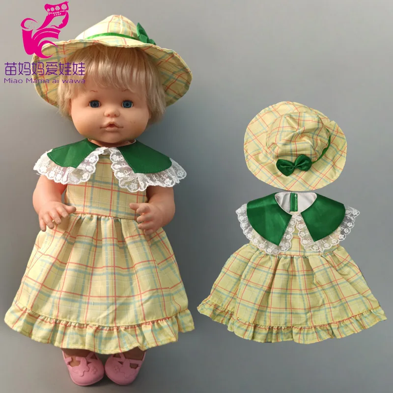 38 Cm Baby Doll Clothes  for 17 Inch Nenuco Ropa Y Su Hermanita 40cm Doll Outfit