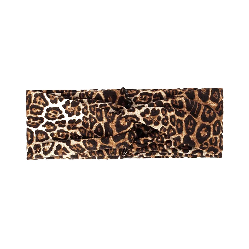 Latin Dance Accessories Salsa Tango Cha Cha Rumba Practice Wear Fashion Leopard Print Headband Elastic  Dance Headdress DNV13561