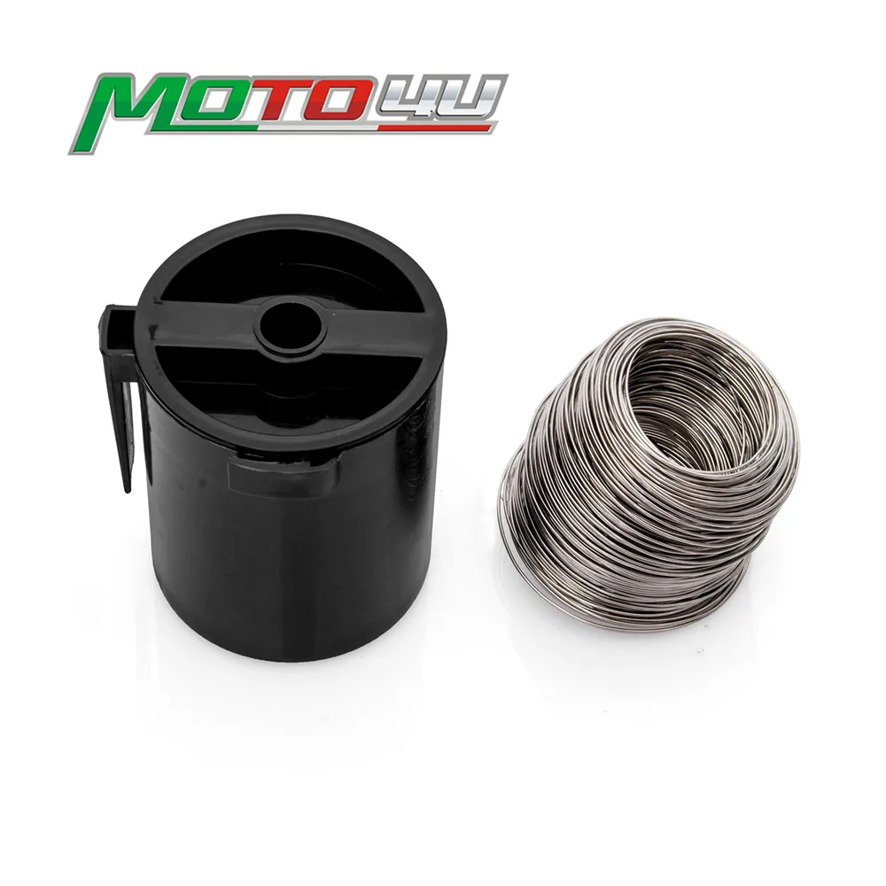 

Стопорный провод из нержавеющей стали, длина 60 м, устойчивый к коррозии, диаметр 0,8, с ящиком для хранения, удобный для переноски рулон