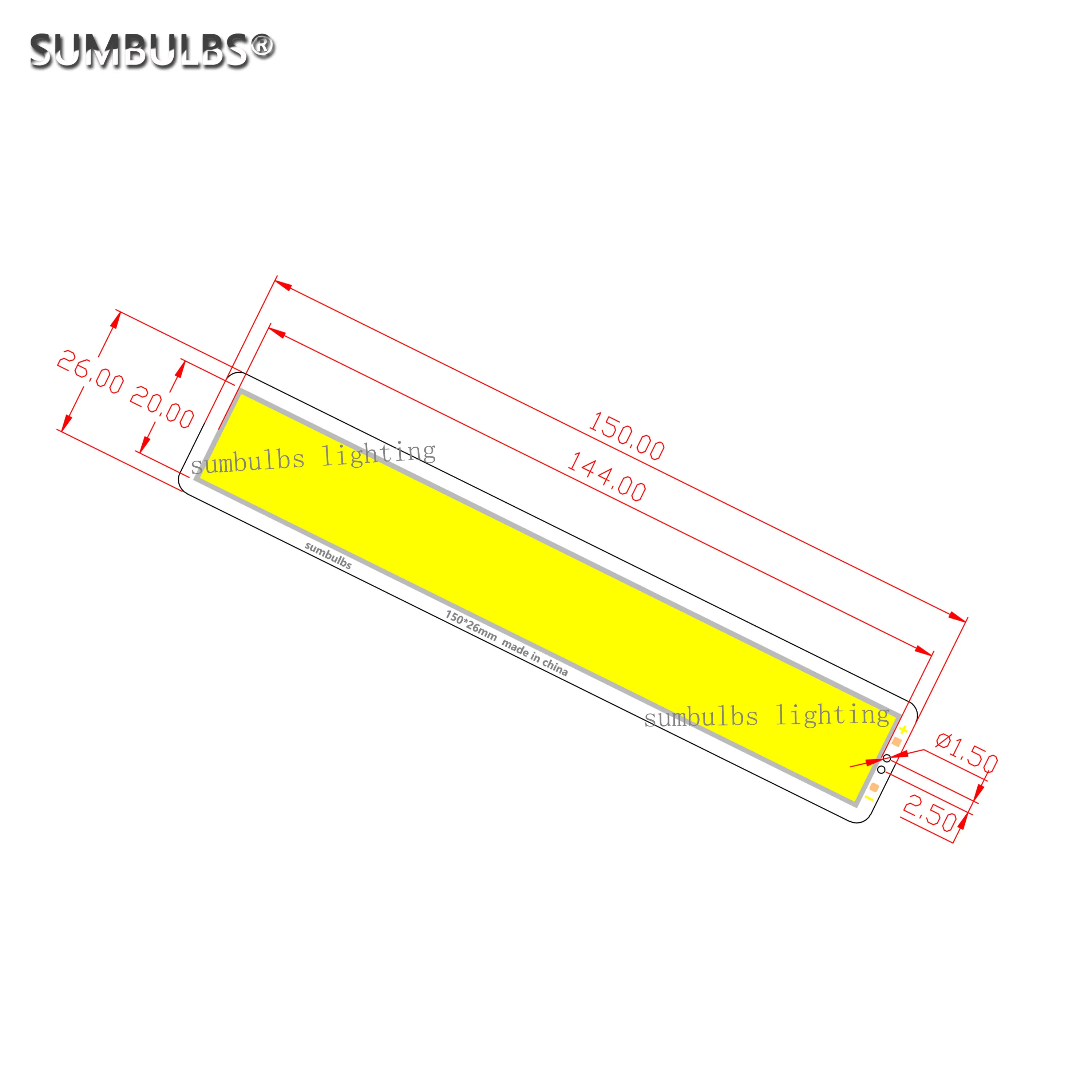 

10pcs/Lot 8W COB LED Strip Light Source DC12V Bulb Bar 800LM Cold Warm White Indoor for DIY Car Daytime Running Lamp