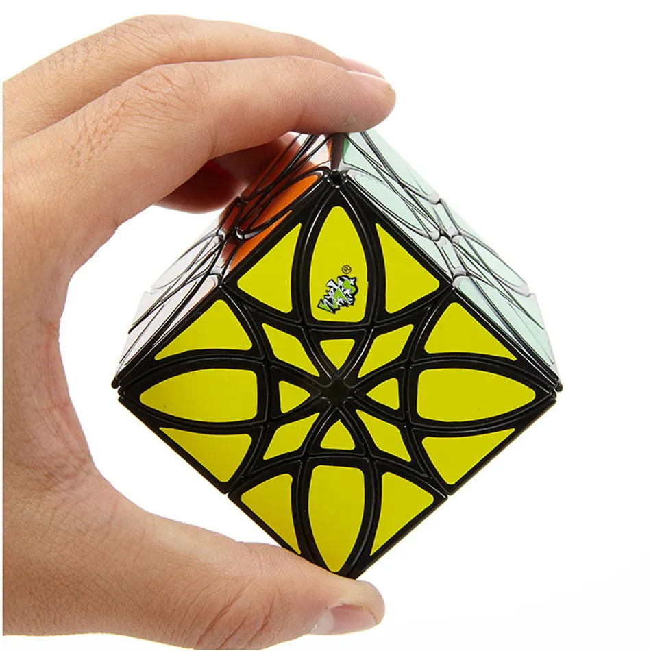 Lanlan Butterflower Cube Black Cubo Magico Xmas Gift Idea Magic Cube Magico Puzzle Toy For Children Kids Gift Toy