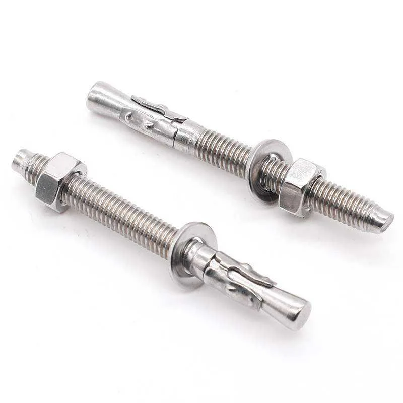 Stainless Steel Wedge Anchor Through Bolt for Elevator Concrete Jointer Point Roofing Expansion Screws Machine Screws Anchors