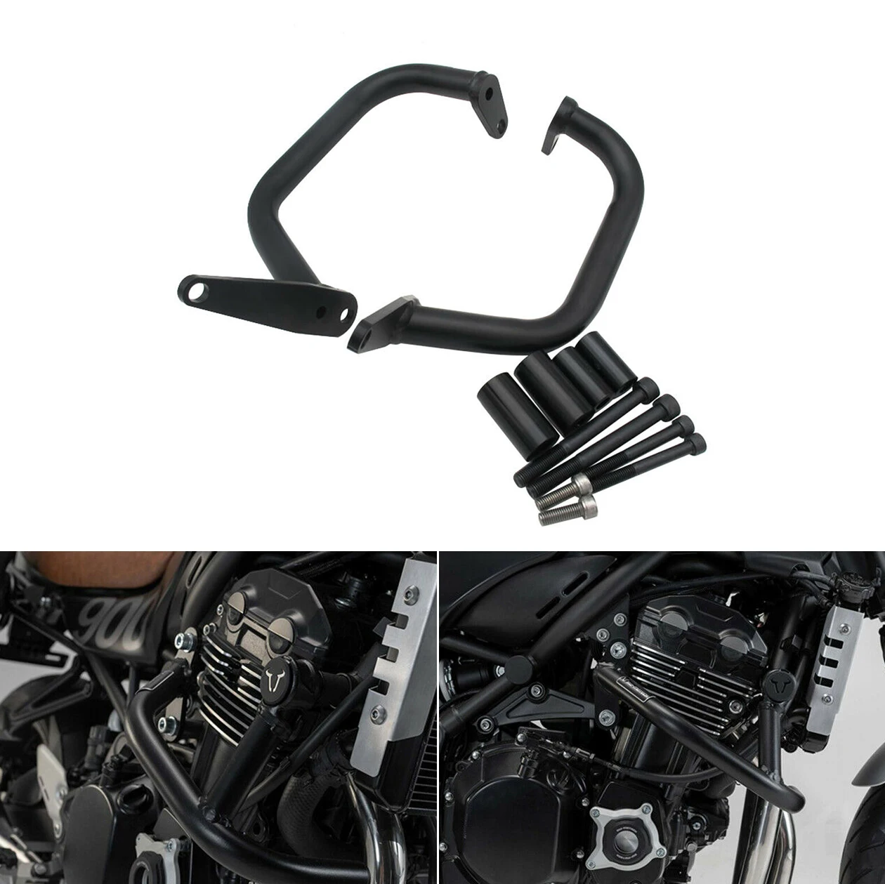 

Motorcycle Engine Crash Bar Protector Frame Guard for Kawasaki Z900RS 2017 2018