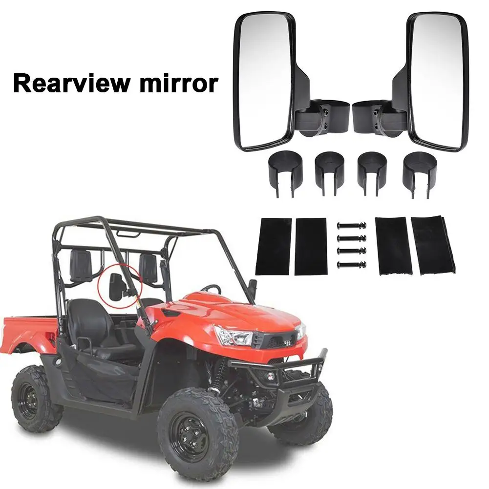 

4.25x8inch Rearview Heavy Duty UTV Side Mirrors For Vehicle Racer Modified Handle Black Mirror Beach Buggy Rearview Mirror