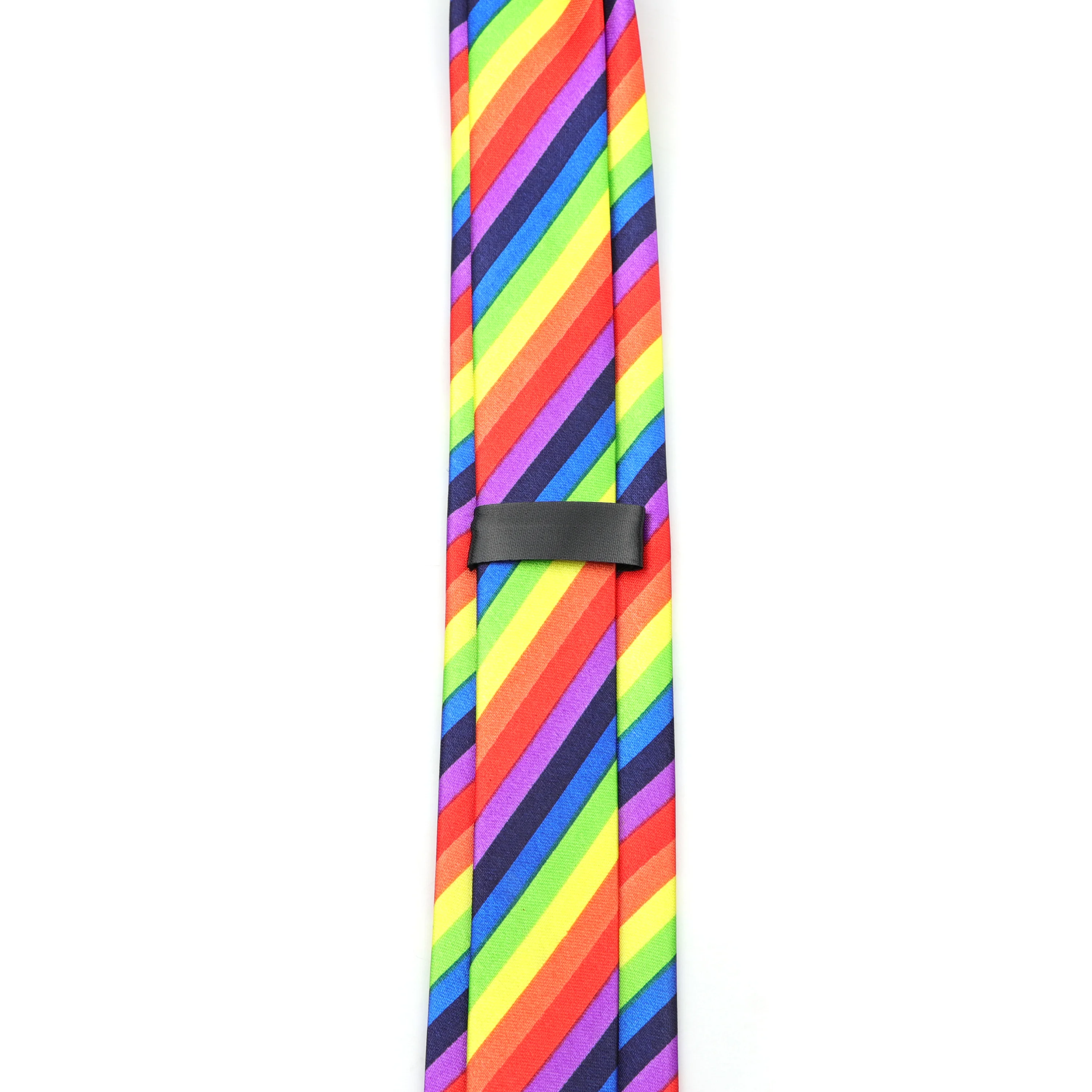 Men\'s Slim Tie Striped Plaid Rainbow Necktie 145CM Length 5CM Width Party Pub Fashion Skinny Ties For Suit Shirt Accessories