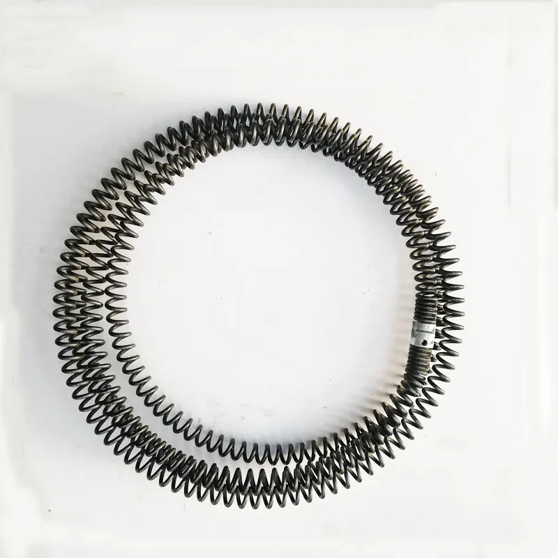 16mm Out Diameter *3000mm Kitchen Toilet Sewer Dredging Device Extension Spring Long Compression Spring Pipe Drain Cleaner