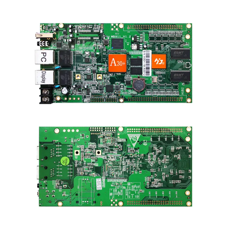 Huidu-tarjeta controladora asíncrona a todo Color, controlador de pantalla LED, WiFi, gran pantalla