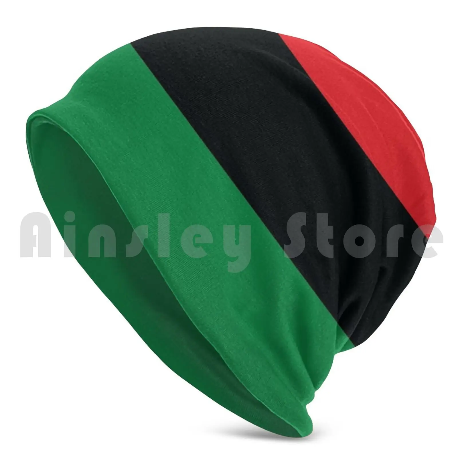 Black Liberation Flag Beanies Knit Hat Hip Hop Black Liberation Flag Pan African Flag Unia Flag Afro American Flag