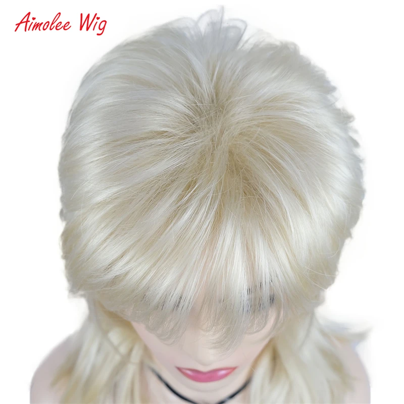 Aimolee-Perruque synthétique lisse et longue pour femme, postiche en couches, respectueux de la chaleur, nouveau style, 03/Wigs