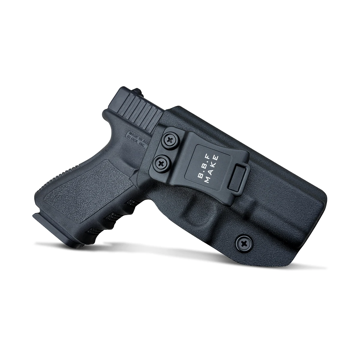 BBF Make Glock 19 Holster IWB Kydex Holster Custom Fit: Glock 19 19X / Glock 23 / Glock 25 / Glock 32 / Glock 45 (Gen 3 4 5)