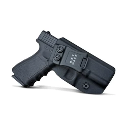 BBF Make Glock 19 pistolera IWB Kydex Funda personalizada ajuste: Glock 19 19X / Glock 23 / Glock 25 / Glock 32 / Glock 45 (Gen 3 4 5)