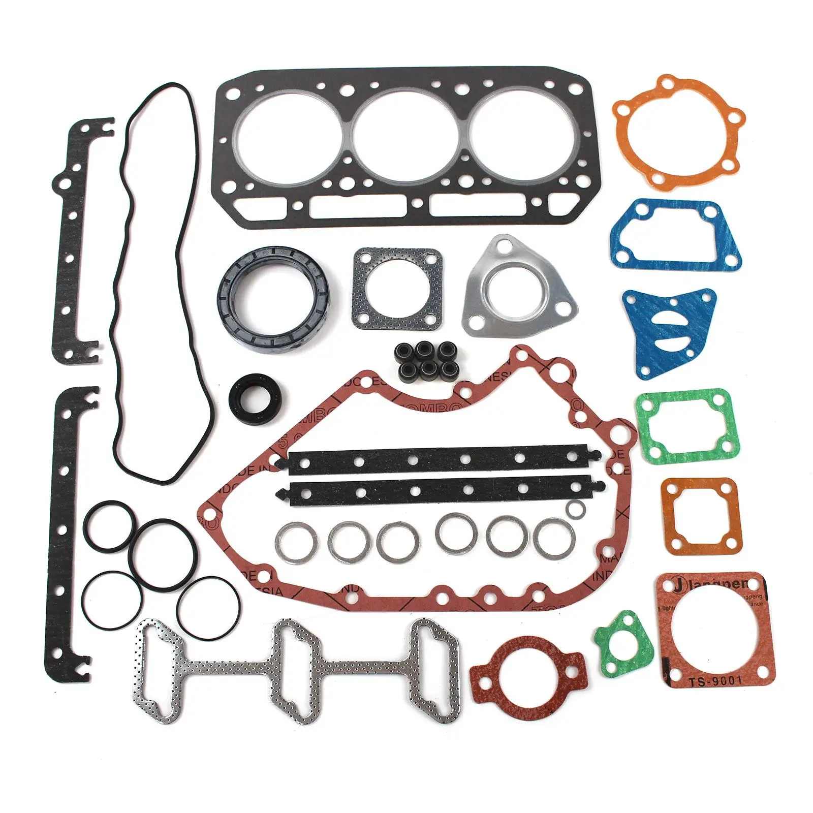 

Cylinder Full Set Gasket Kit For Yanmar 3T84H 3D84-1 Engine For Toyota SDK6 Skid Steer Loader Engine Gasket Kit