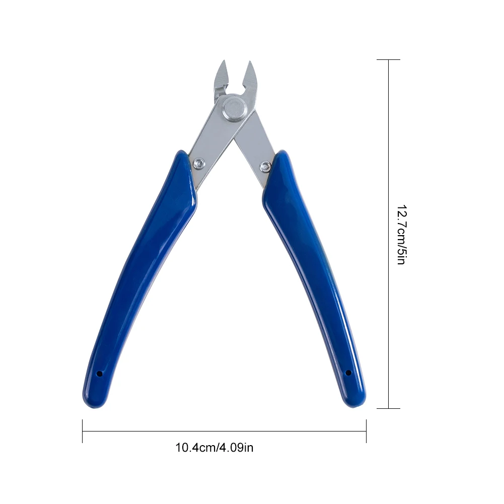 Stainless Steel Jewelry Pliers Side Cutting Pliers Jewelry Making Tools 12.7x10.4x1.3cm