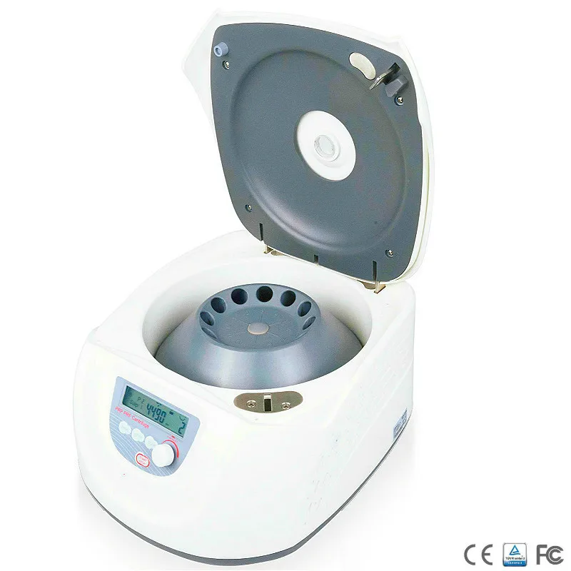 PRP PRF Centrifuge Low speed Centrifuge fits for 10ml/15ml Tubes Max Speed 4500rpm Brushless DC Motor CE