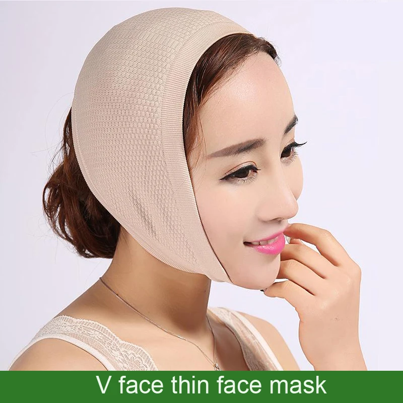 Recovery of bandage after thread carving Face mask V face artifact Thin double chin Face firming