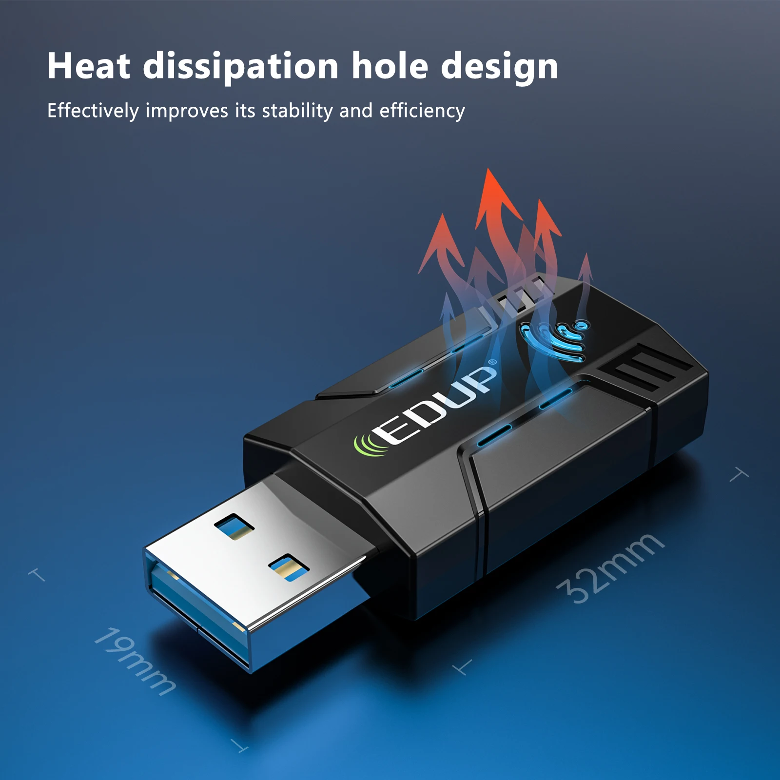 Мини USB Wi-Fi адаптер 2,4 Мбит/с 802.11ac