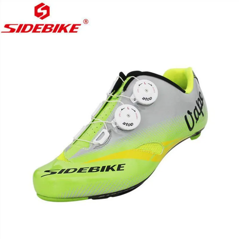 SIDEBIKE Road Cycling Shoes men Carbon Fiber Racing Bicycle Bike Shoes Breathable Self-Locking Profession Sneakers Sapatilha