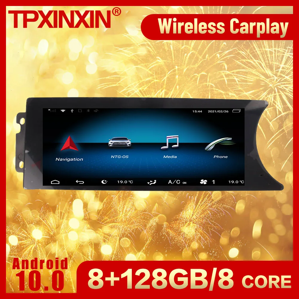 

Мультимедийный стерео-приемник, 8 + 128 ГБ, 2 Din, Android, для Mecerdes Benz C серии 2011, 2012, 2013, 2014, BT, GPS, навигация, головное устройство для видео и аудио