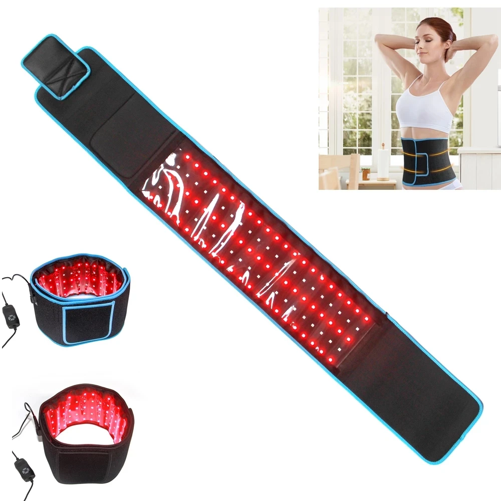 Portable Led Slimming Waist Belts Red Light Infrared Therapy Belt Pain Relief LLLT Lipolysis Body Shaping Sculpting 660nm 850nm