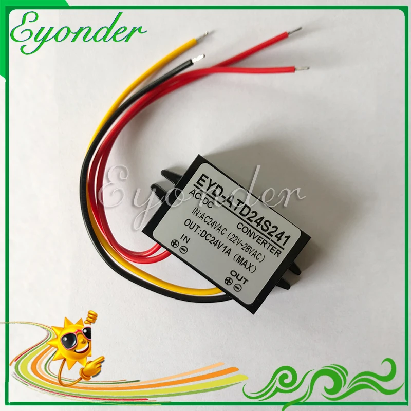 26v 28v 24 vac a 24 vdc convertitore ac to dc 1a 24w step down step up boost buck Voltage stabilizing converter power supply