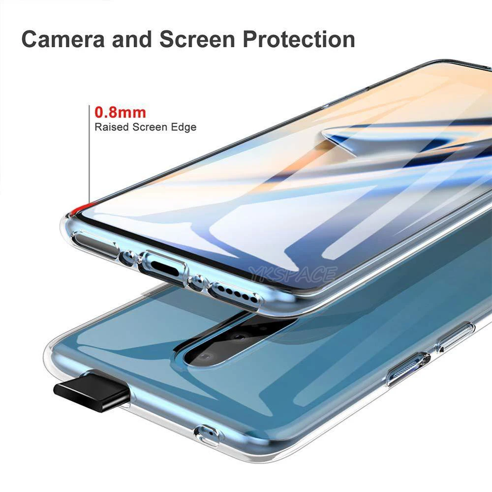 Ultra Thin Transparent Soft TPU Silicone Phone Case For OnePlus 5 5T 6 6T 7 7T 8 9 9R 9RT 10 Pro 11 11R Silm Back Cover