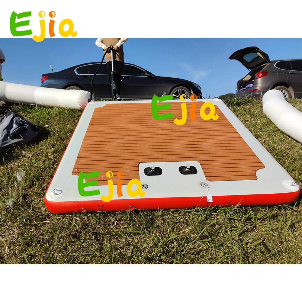 Jet Ski Gonflable en Mousse de Teck PVC, Plate-forme Gonflable S6 pour Bateau, Yacht, Plaisir Aquatique, Commercial