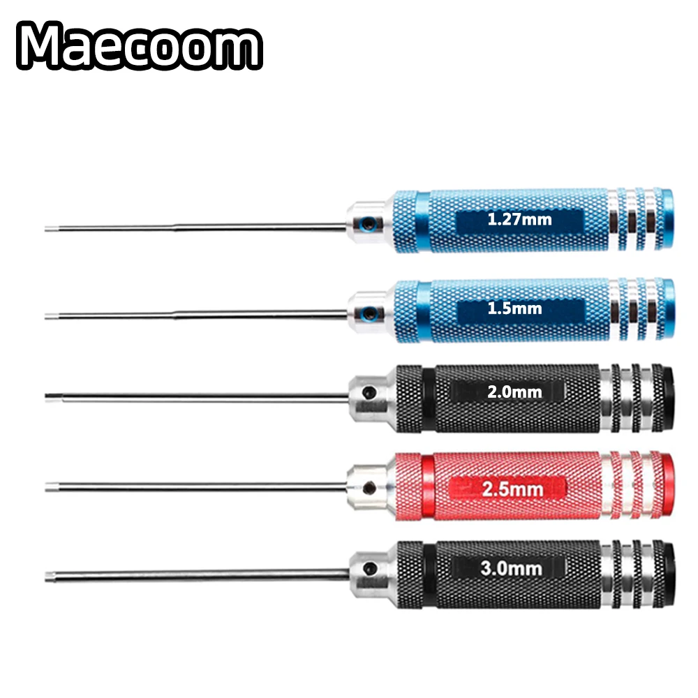 1.27/ 1.3/ 1.5/ 2.0/ 2.5/ 3.0Mm White Steel Hex Screwdriver Tool Kit For 3D Printer Rc Helicopter Car Drone Aircraft Repair Tool