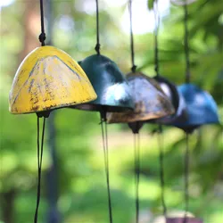 Iron Japanese Wind chimes Lucky bells hanging decorations birthday presents wind bells