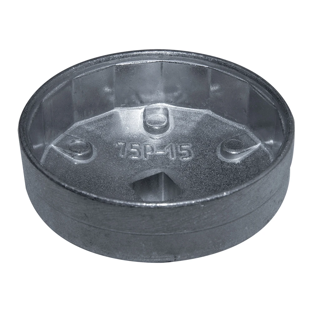 Alumínio Car Oil Filter Wrench, Ferramenta Removedor de Soquete para U.S. General Motors Kerisler, 15 Flauta, 903-1, 75mm