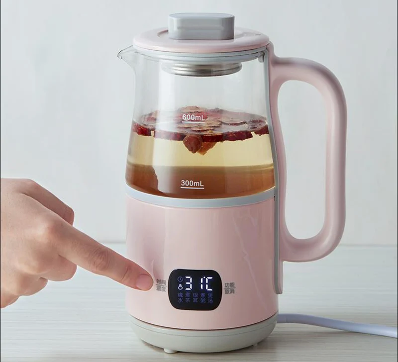 Health pot 0.6L liter mini small capacity office mini automatic small glass electric boiled tea