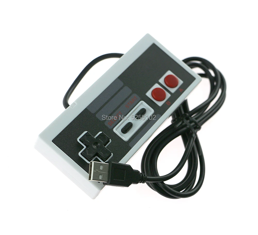 1 قطعة USB ل NES عصا التحكم كونترول Manette ل NES السلكية USB غمبد PC/USB/NES ألعاب الفيديو الكمبيوتر ماندو مقبض الرجعية