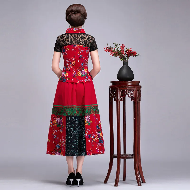 Marque de mode femmes chemises femmes chemise en lin coton lin brodé col en v Blouse à manches courtes petit haut marque Blouse