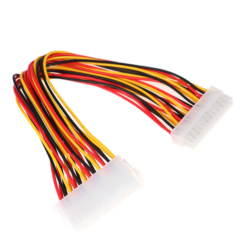 30cm ATX 24 Pin Male To 24Pin Female Power Supply Extension Cable Power Lead Connector Wire Power Output Line