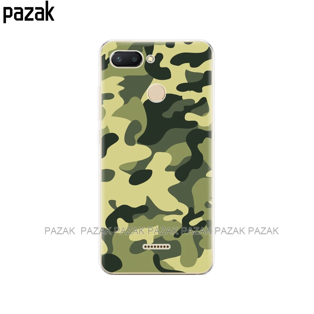 جراب سيليكون لهاتف Xiaomi Redmi 6 ، حماية كاملة ، ناعم ، غلاف خلفي ، ممتص الصدمات ، hongmi 6