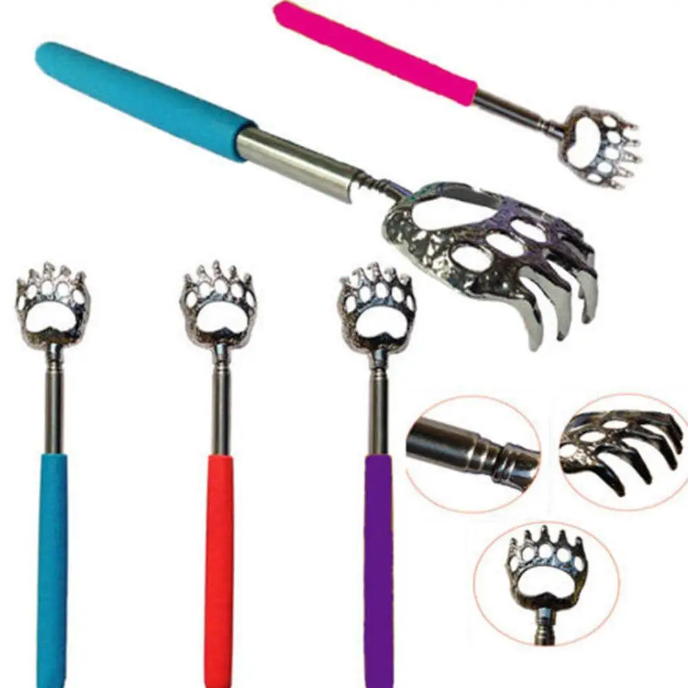 New Ultimate Bear Claw Telescopic Stainless Back Scratcher Extendable Massage CN Health Products