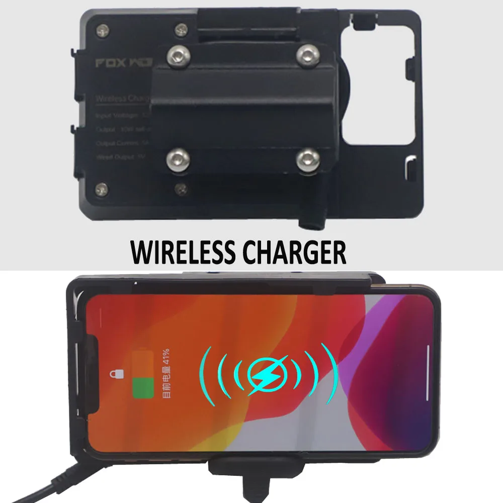 

Mobile Phone GPS Wireless Navigation Holder Bracket Support For Honda CRF 1000L Africa Twin USB