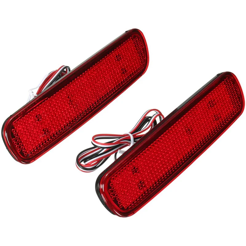 Car LED Rear Bumper Reflector Light for Toyota Land Cruiser 100/Cygnus LX470 LED Warning Light Brake Lamp Tail Lantern