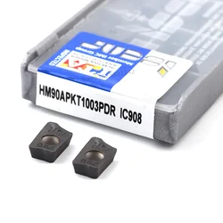 Płytka węglikowa Iscar HM90 APKT1003 PDR IC908 frez tokarski do frezarki cnc APKT 1003 APKT1003PDER