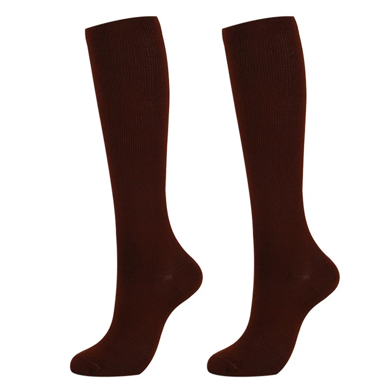 Compression Stockings Are Suitable Varicose Veins, Diabetes, Relieve Leg Pain, Slimming Compression Stockings, Solid Color Socks