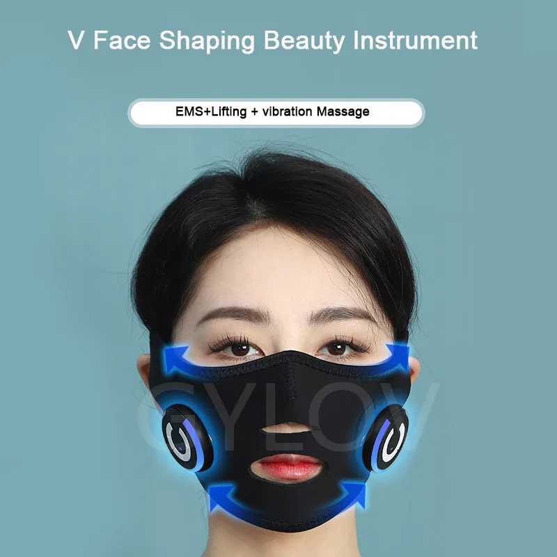 Face-lifting Device Facial Massager Mask Bandage Micro-current Skin Tighten Lifting Spa Face EMS Facial Care Beauty Instrument