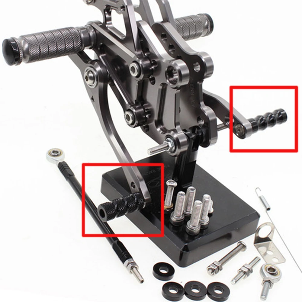 For Yamaha FZ1 FZ8 R15 R25 R3 R125 R6 R1 MT-07 FZ-07 FZ-09 MT09 CNC Motorcycle Small Footrest Footpegs Foot Rest Pegs Pedals Set