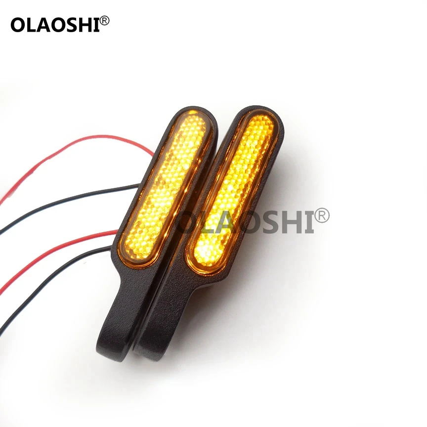 New Type E24 Electric Bike Motorcycle Handlebar Indicators for Harley LED Scooter Turn Signal Light Black Aluminum